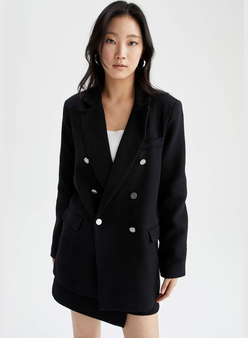 Blazer With Bottom Detail