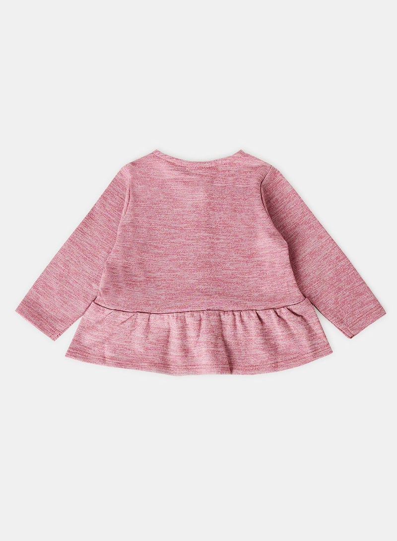 Infant Peplum Cardigan