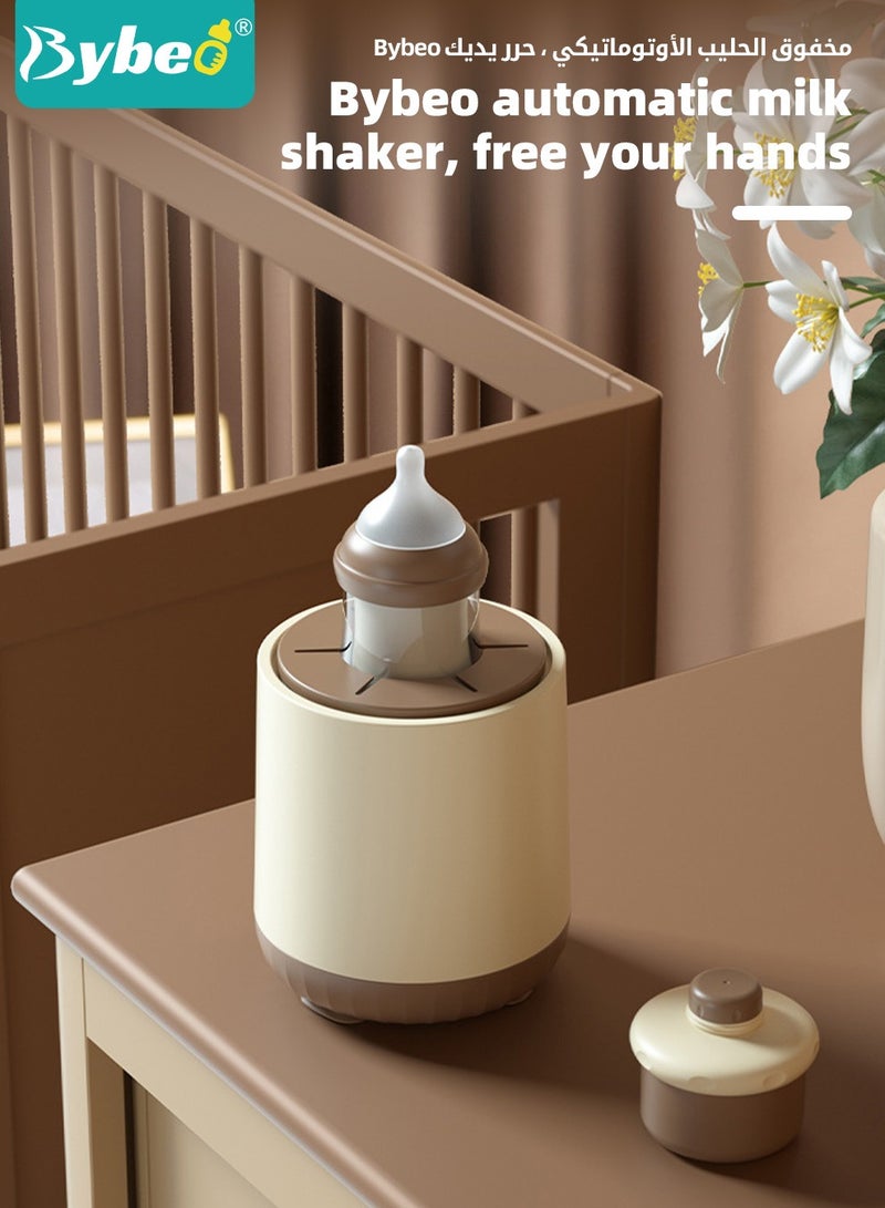 Baby Formula Dispenser & Mixer, Electric Automatic Infant Milk Bottle Shaker, Baby Milk Powder Mixer with 3 Modes, Universal Milk Blender, USB Charging, Low Noise, with Four-Layer Formula Containers