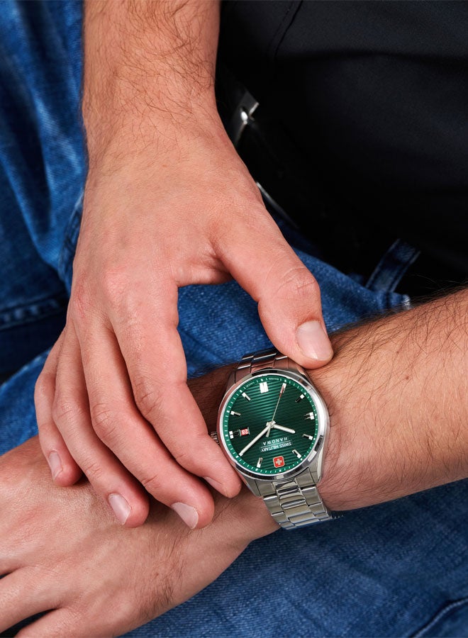 Roadrunner Watch For Men With Silver Stainless Steel Bracelet - 40 mm