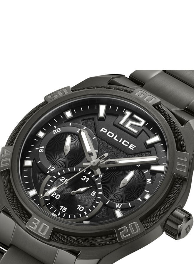 POLICE - Chokery Watch For Men Black Dial With Black Bracelet - PEWJK0005302