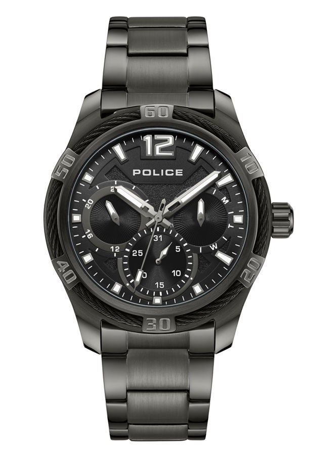 POLICE - Chokery Watch For Men Black Dial With Black Bracelet - PEWJK0005302