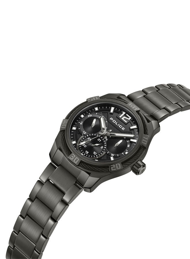 POLICE - Chokery Watch For Men Black Dial With Black Bracelet - PEWJK0005302