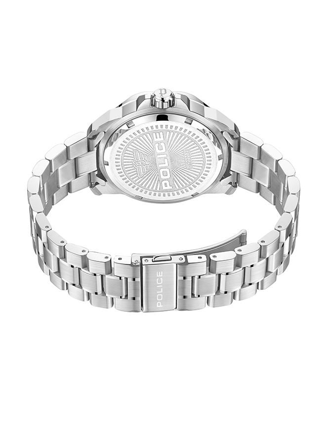 Thornton Watch For Men Black Dial And Silver Bracelet