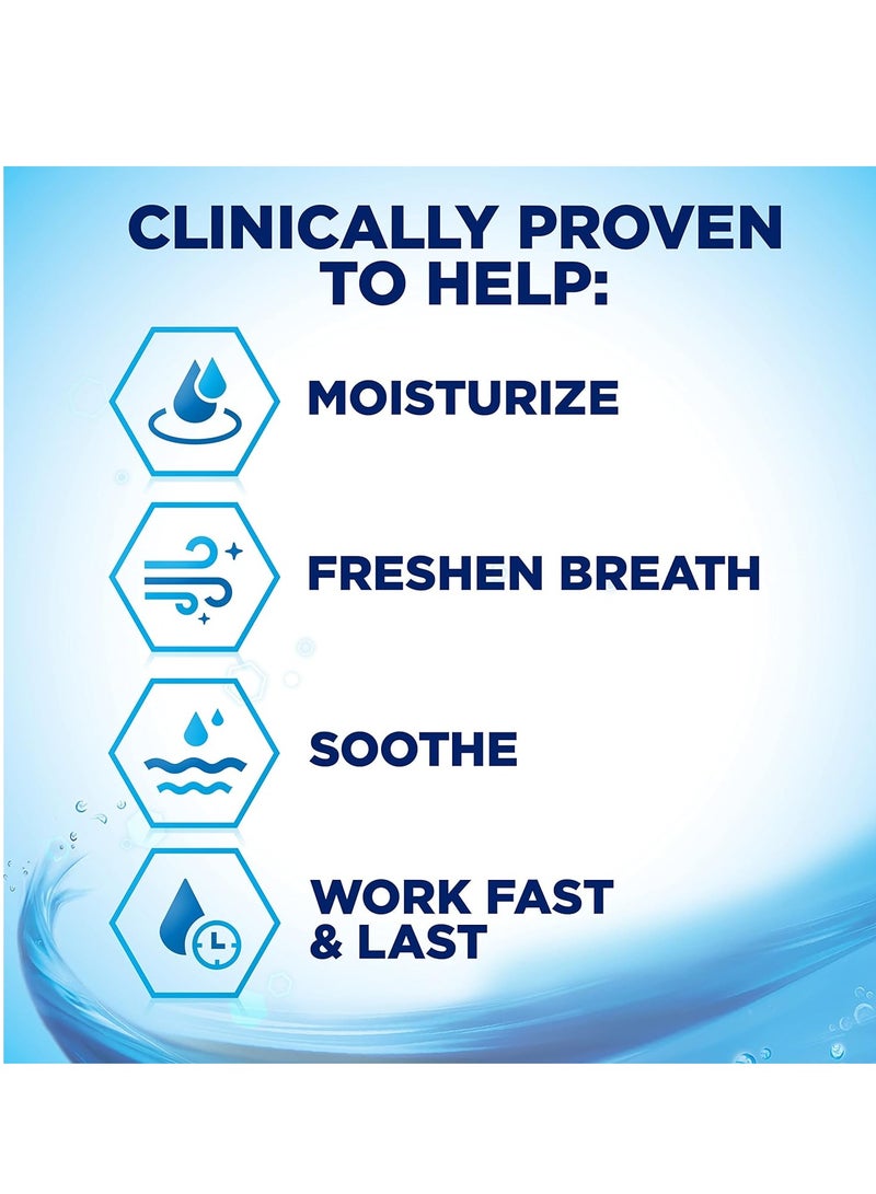 Biotène Oral Rinse Mouthwash for Dry Mouth, Breath Freshener and Dry Mouth Treatment, Fresh Mint - 33.8 FL oz(Pack of 2)