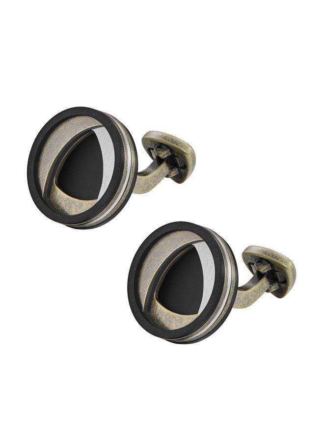 Valore Bronze and Black Luxury Cufflinks For Men