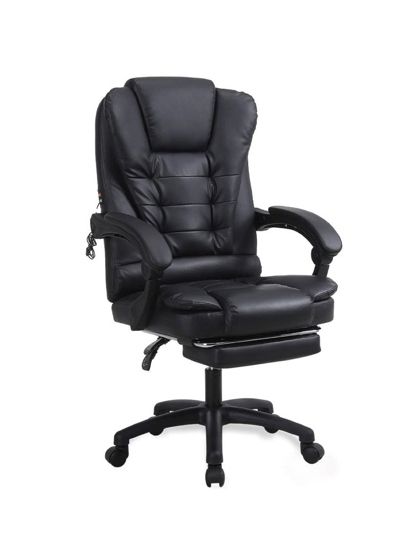 Black Leather Multi-Purpose Chair