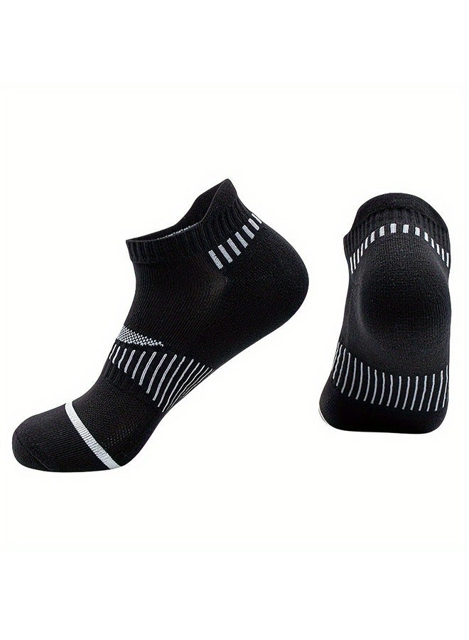 Men's Sports Cushioned Breathable Low Cut Ankle Socks With Arch Support - 6 Pairs Running Socks Athletic Socks Moisture Wicking For All Seasons For Business Casual Wear