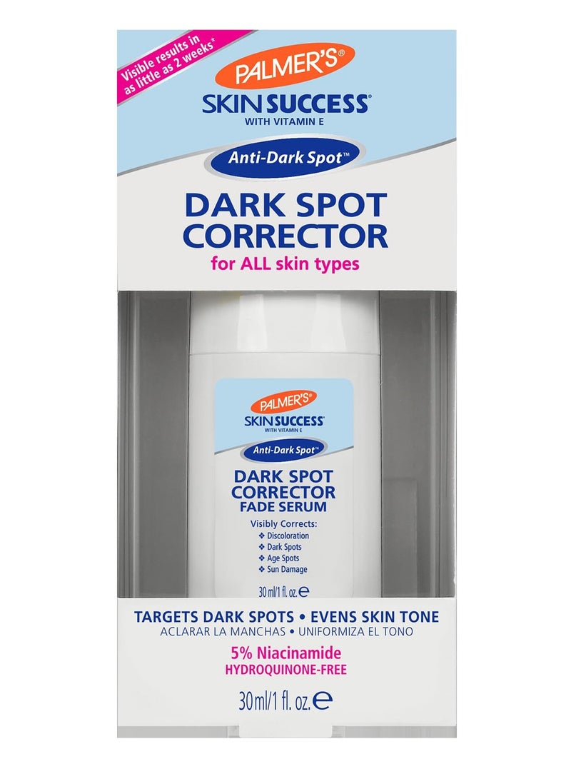 Palmer's Skin Success Fade Serum for Correction of Dark Spots, Age Spots, Discoloration & Sun Damage, All Skin Types - 30ml