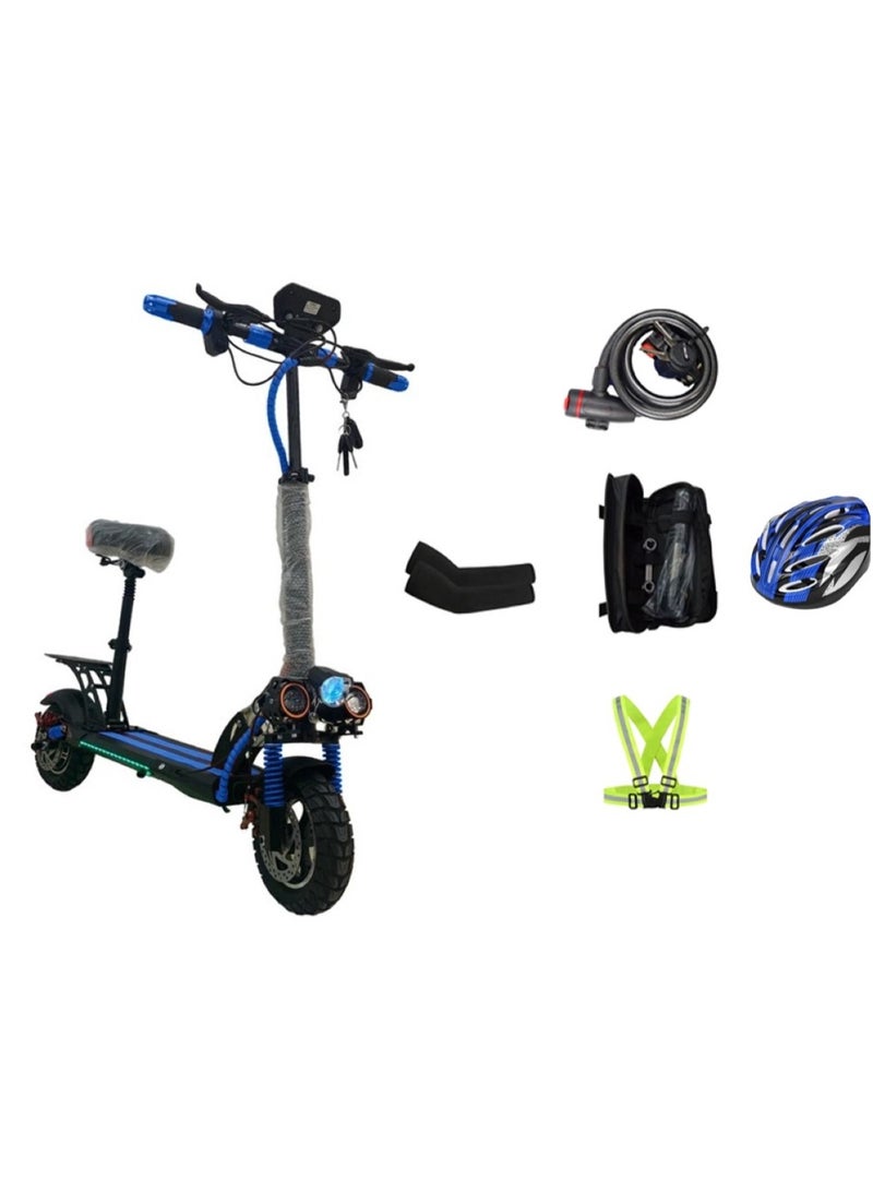 E10 High-Powered Electric Bike Motor 1000w with Freebies Stuff Blue