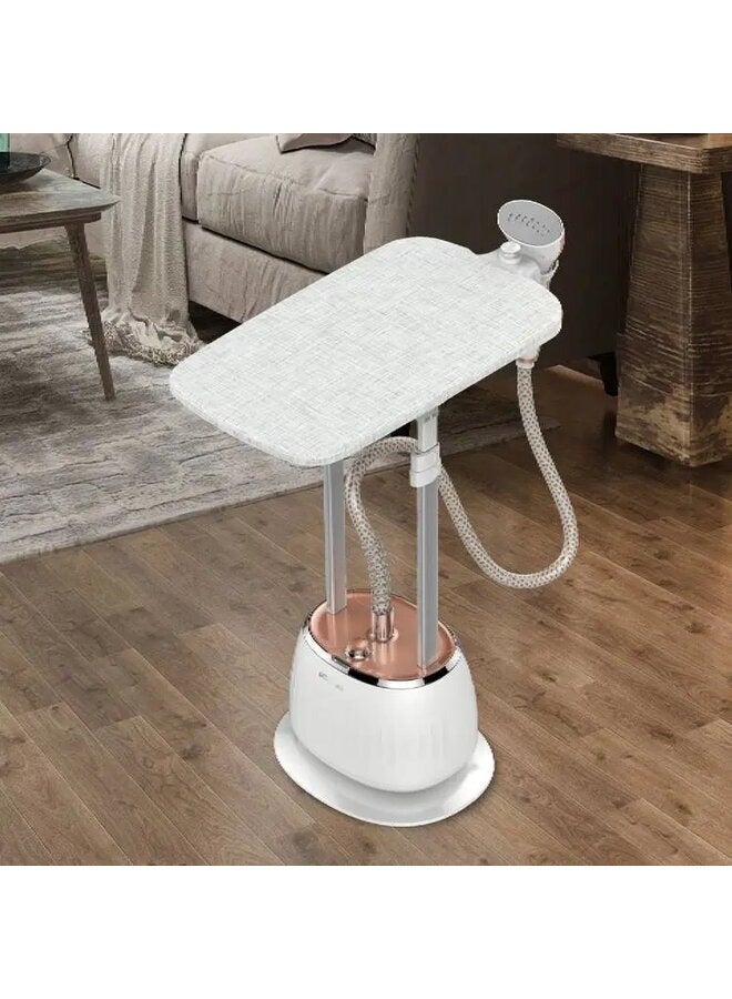 Portable Garment Steamer Pro With Ironing Board, 1800W, 1.6L Tank, White