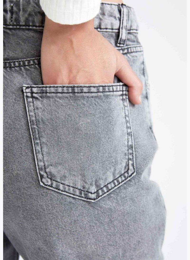 Woman Boyfriend Denim Trousers