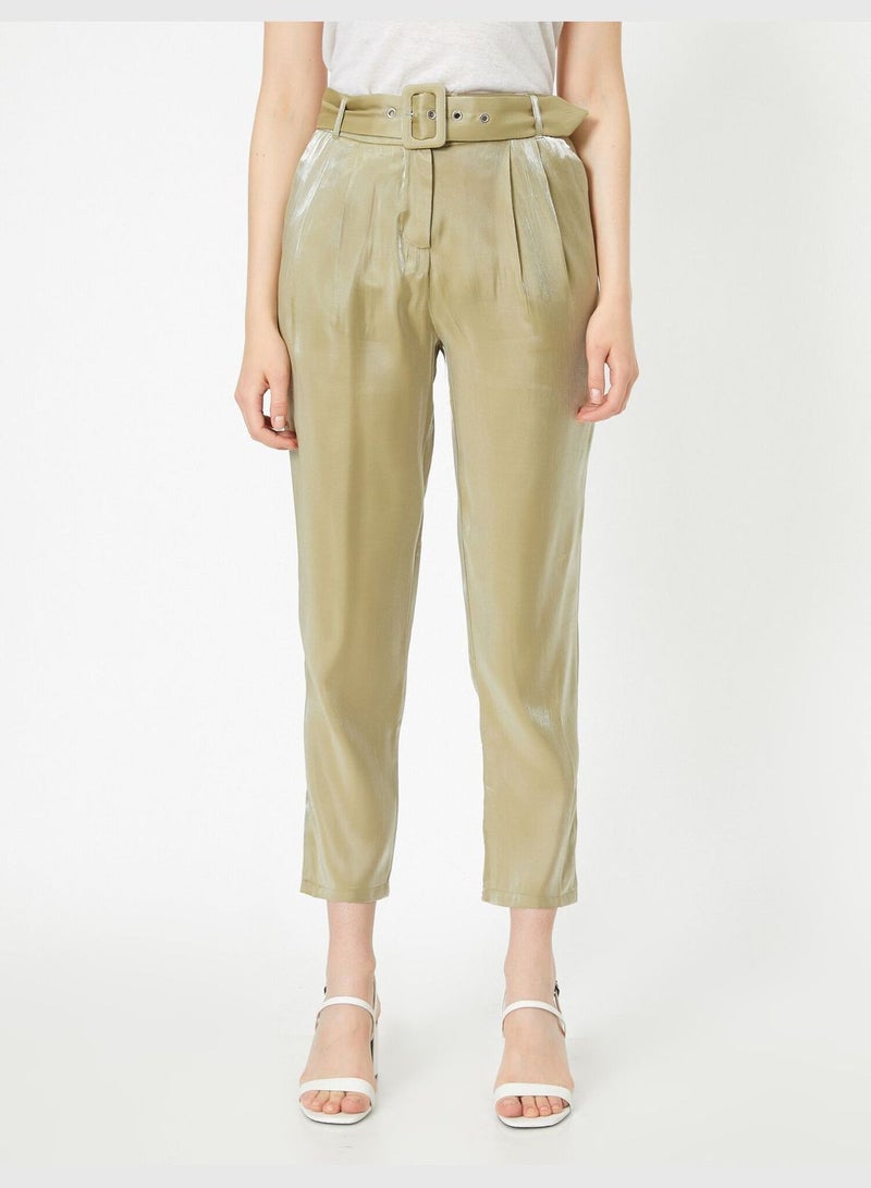 Belt Detailed Trousers