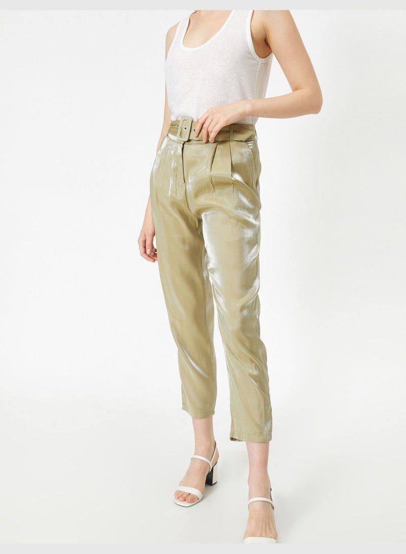 Belt Detailed Trousers