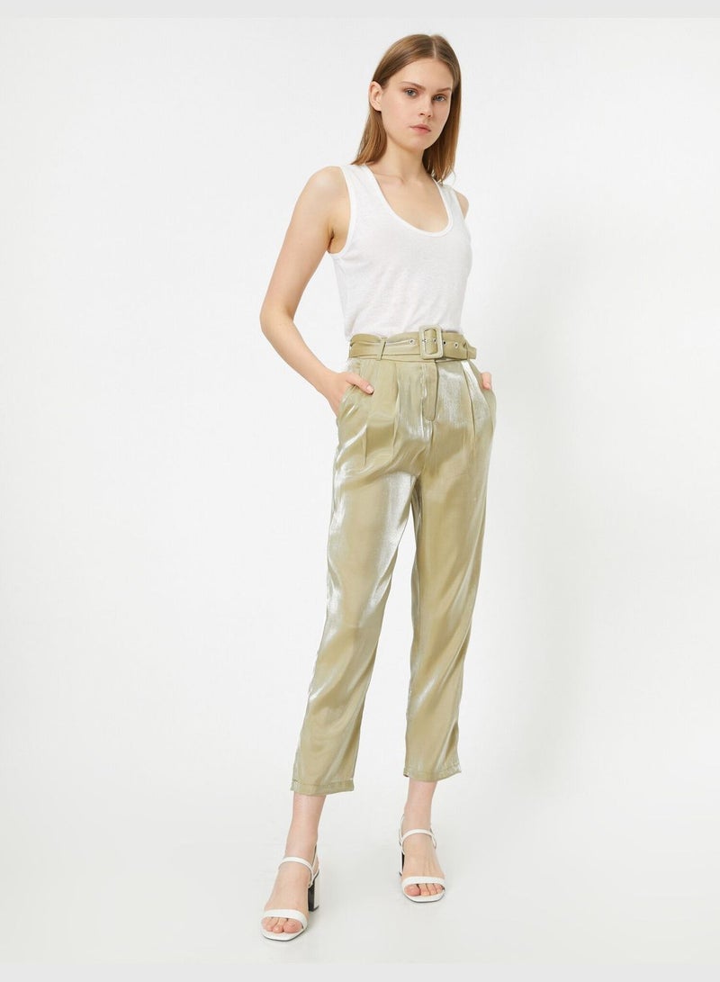 Belt Detailed Trousers