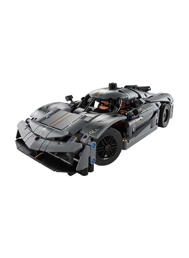 Technic Koenigsegg Jesko Absolut Grey Hypercar 42173 (801) Pieces