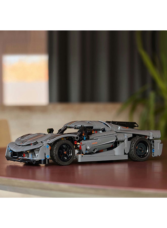 Technic Koenigsegg Jesko Absolut Grey Hypercar 42173 (801) Pieces