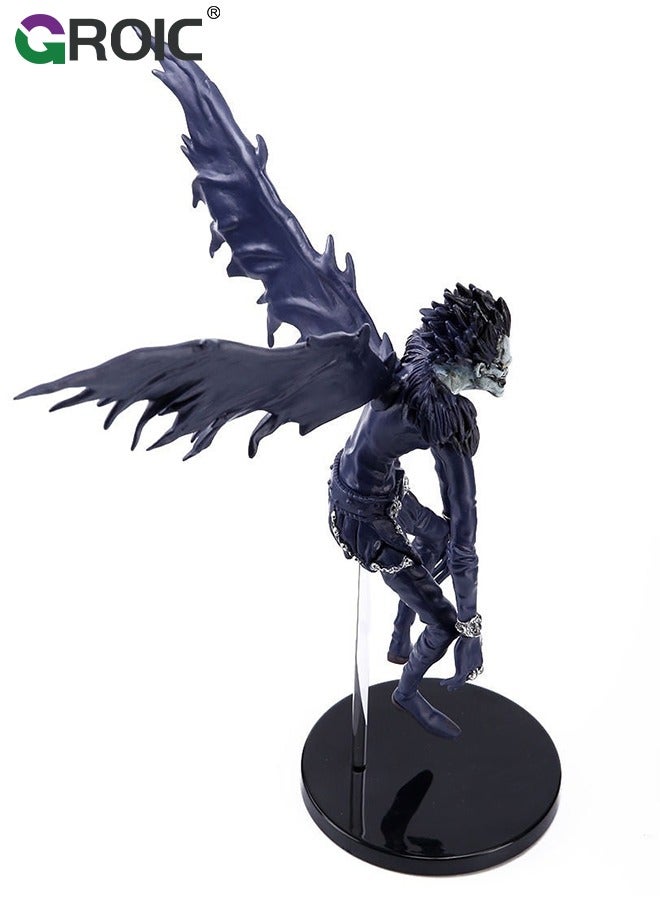 2 Pcs Death Note Figure, Ryuuku & Rem Figurine Model PVC Cartoon Character Collection Sculpture Desk Decoration Gifts, Action Figure Collection Death Note Figure Ryuk Rem Collection Ornaments