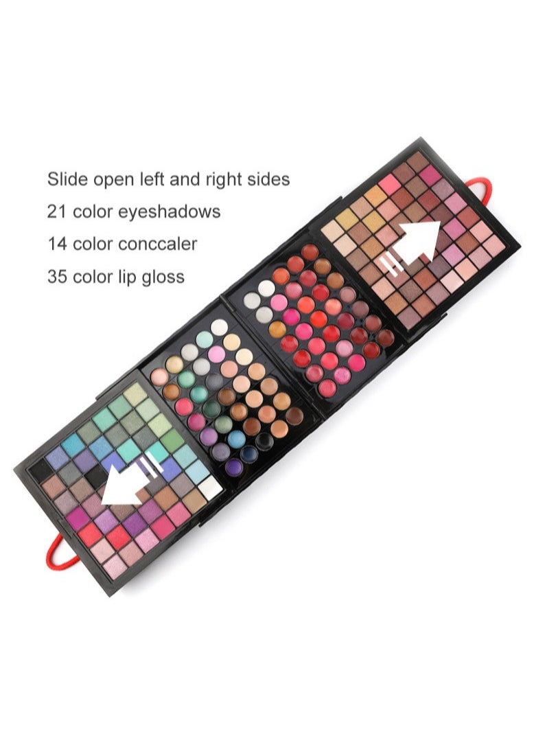 177 color eye shadow lip color powder blusher combination makeup plate facelift makeup set eye shadow plate