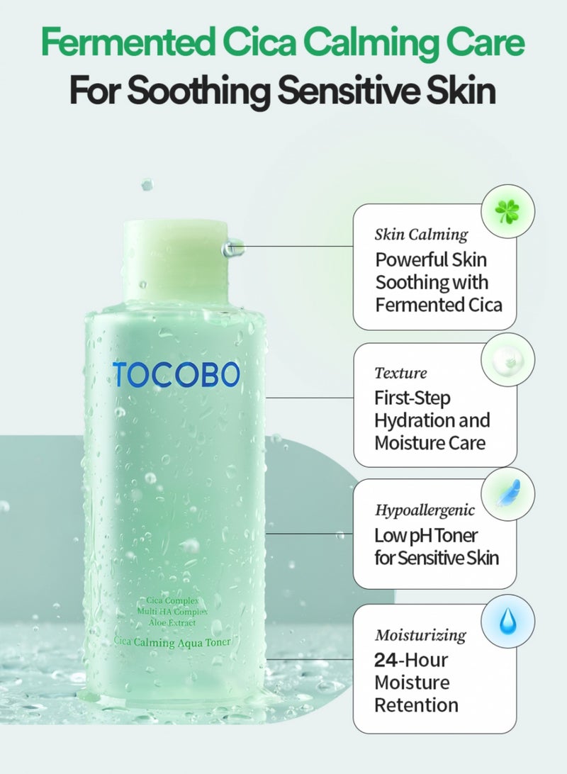 Tocobo Cica Toner 200ml | Soothing, Hydrating, and Calming Toner for Sensitive Skin