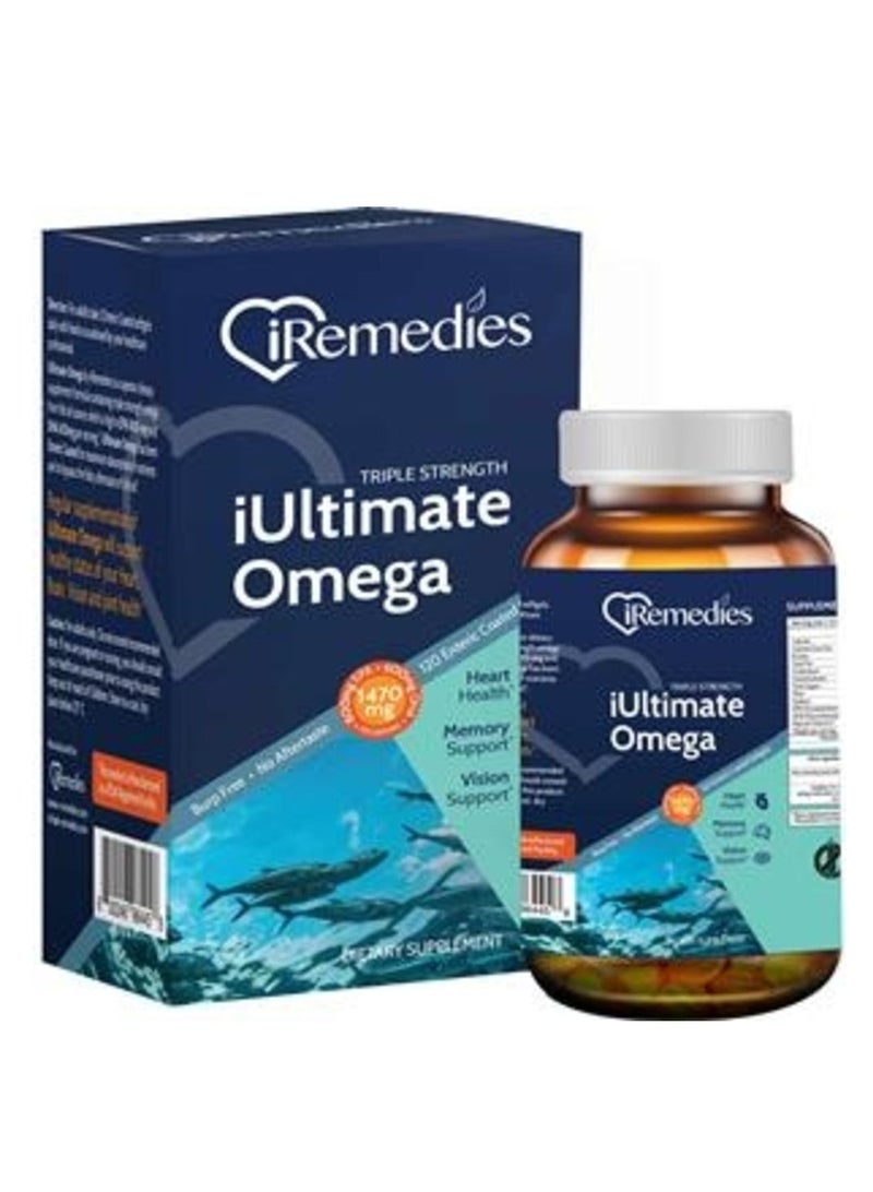 Iremedies Iultimate Omega 1400Mg Caps 120S