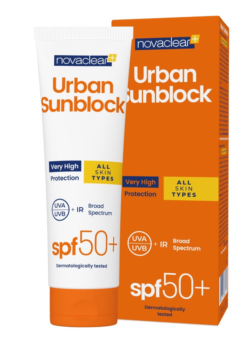 Novaclear Urban Sunblock Spf50+Oily Skin 40Ml (1+2)