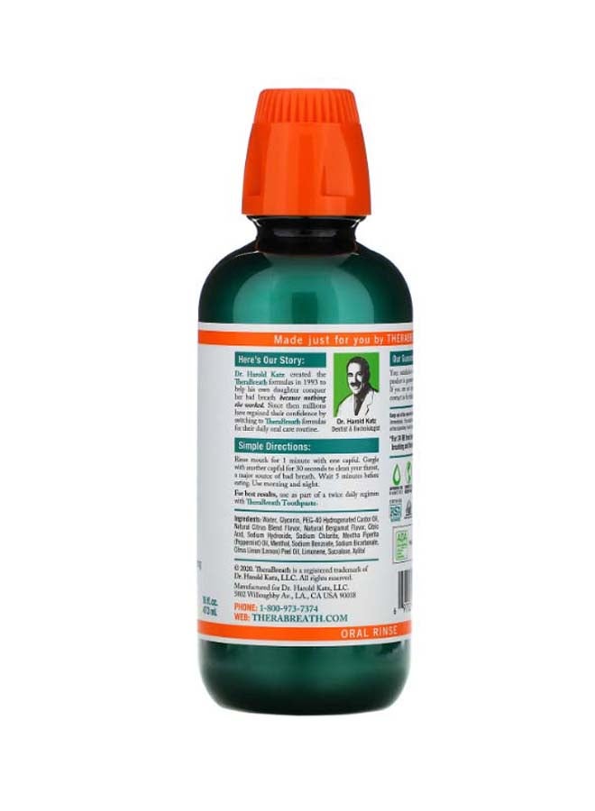 Fresh Breath, Oral Rinse, Rainforest Mint Green 473ml