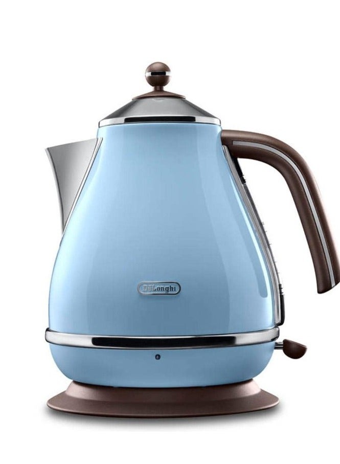 Icona Vintage Electric Kettle 1.7 L 2000 W KBOV2001.AZ Blue