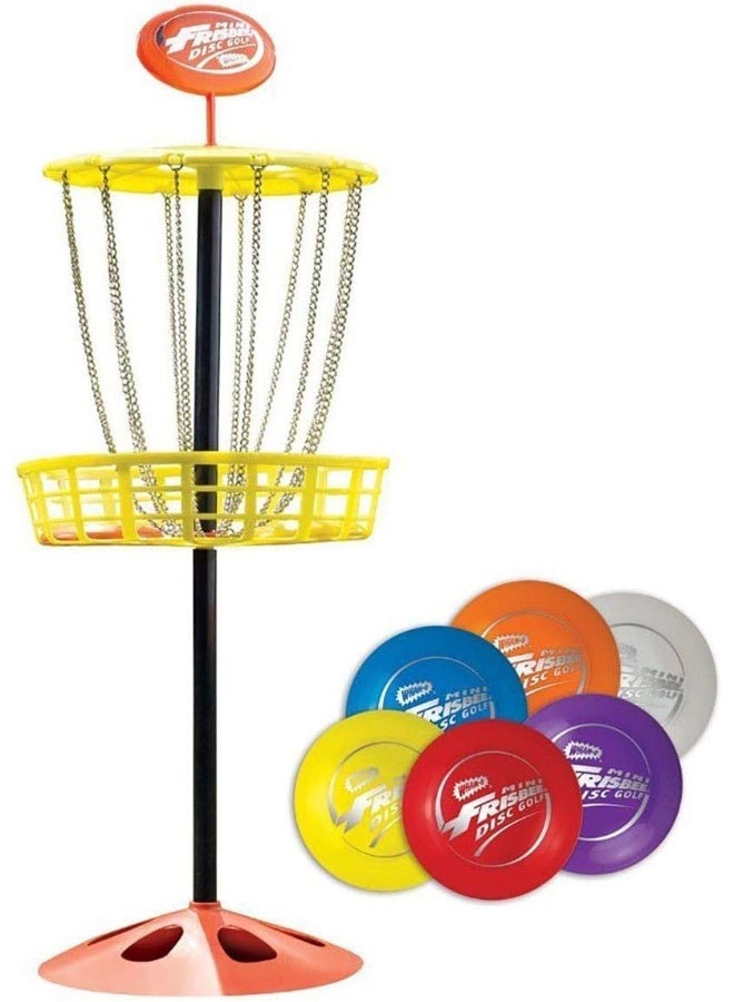 Wham-o Mini Frisbee Golf Set, Colours May Vary, Outdoor Game, Family Fun, New