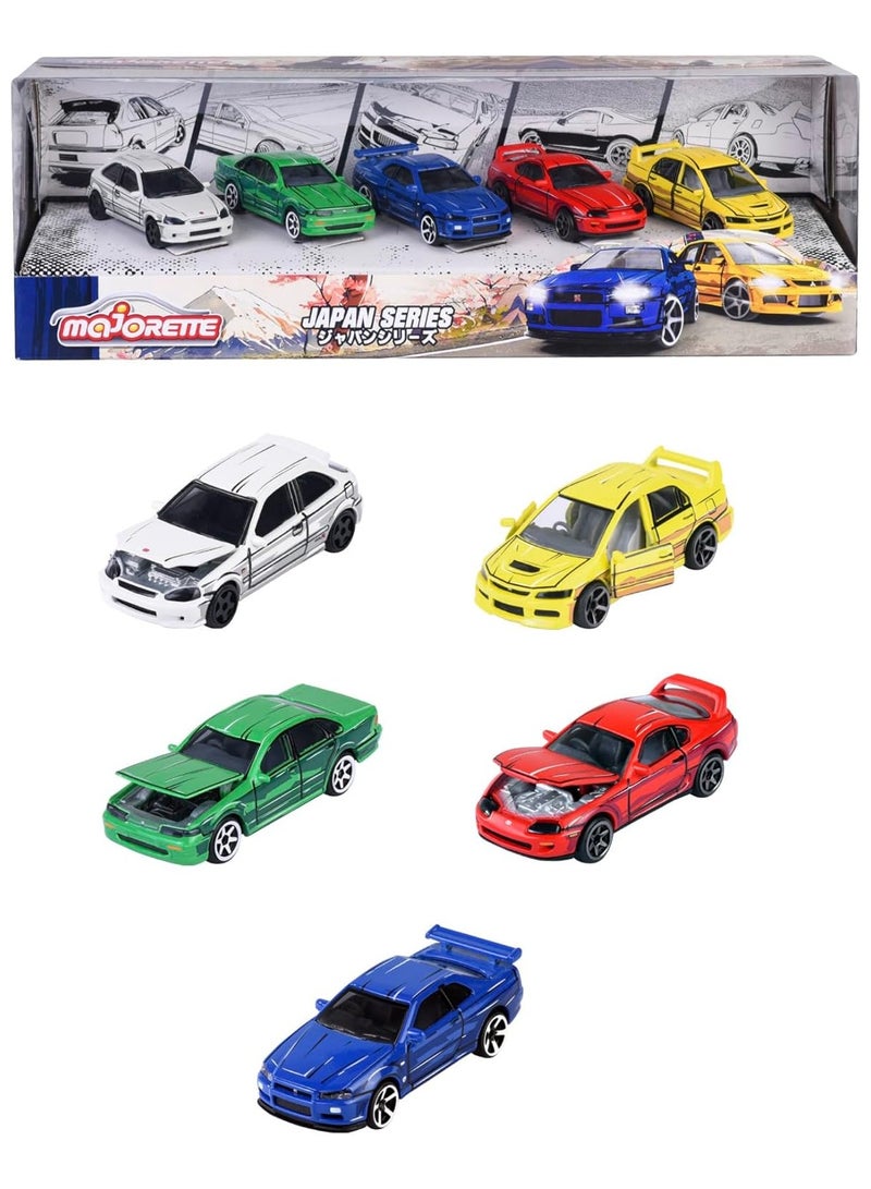 Japan Series Cars Set 5-Pieces Giftpack