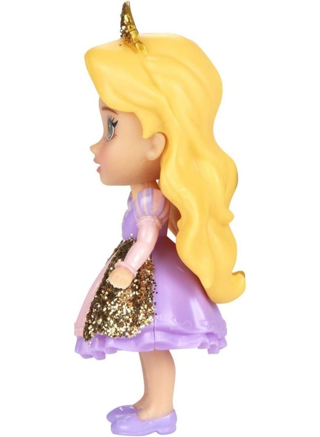 Jakks Pacific Rapunzel Disney Mini Toddler Doll with Glitter