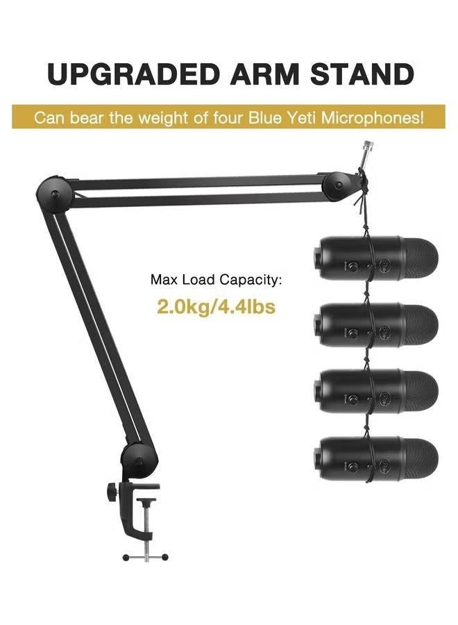 Large Microphone Boom Arm Mic Stand