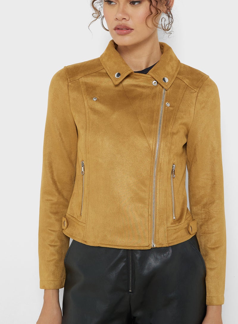 Zip Pocket Detailed Jacket