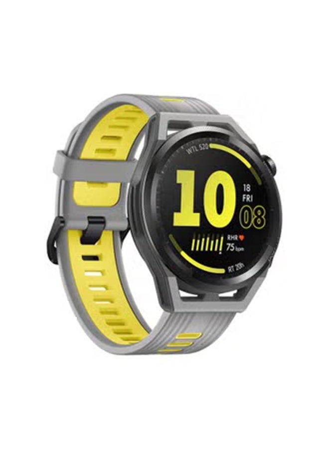 Renewed - GT Runner Smartwatch With Grey Soft Silicone Strap Grey