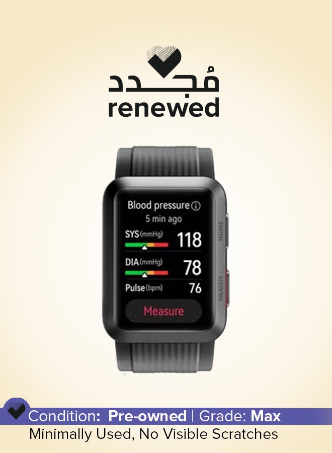 Renewed - Watch D Smartwatch Tracker Black