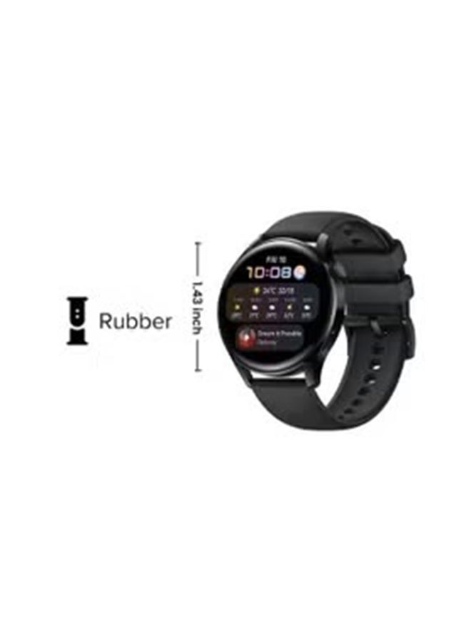 Renewed - Watch 3 - SmartWatch All-day SpO2 Monitoring Black