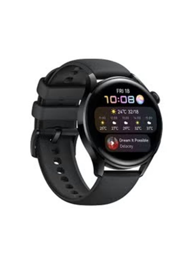 Renewed - Watch 3 - SmartWatch All-day SpO2 Monitoring Black