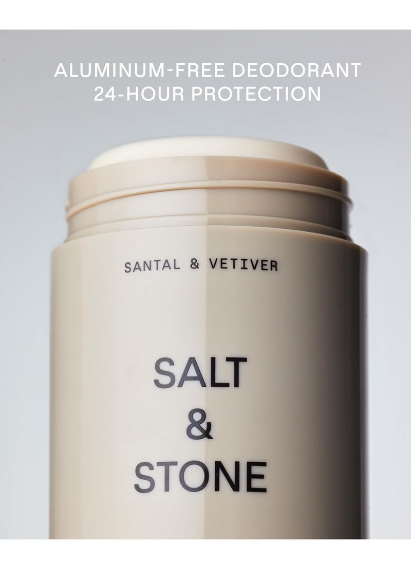 SALT & STONE Deodorant | Extra Strength Natural Deodorant for Women & Men | Aluminum Free with Seaweed Extracts, Shea Butter & Probiotics | Free From Parabens, Sulfates & Phthalates (2.6 oz)