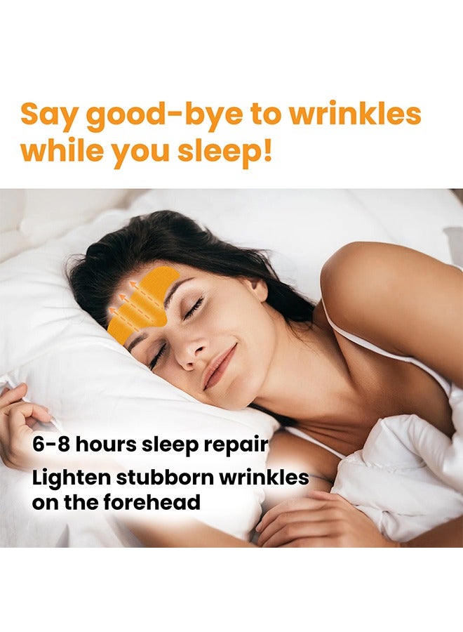 10 PCS Forehead Wrinkle Patch -  Fade and Smooth Wrinkles Lift and Tighten Facial Skin Anti Wrinkle Patch