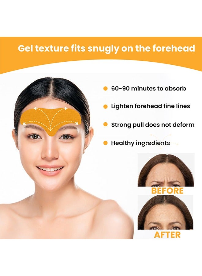 10 PCS Forehead Wrinkle Patch -  Fade and Smooth Wrinkles Lift and Tighten Facial Skin Anti Wrinkle Patch