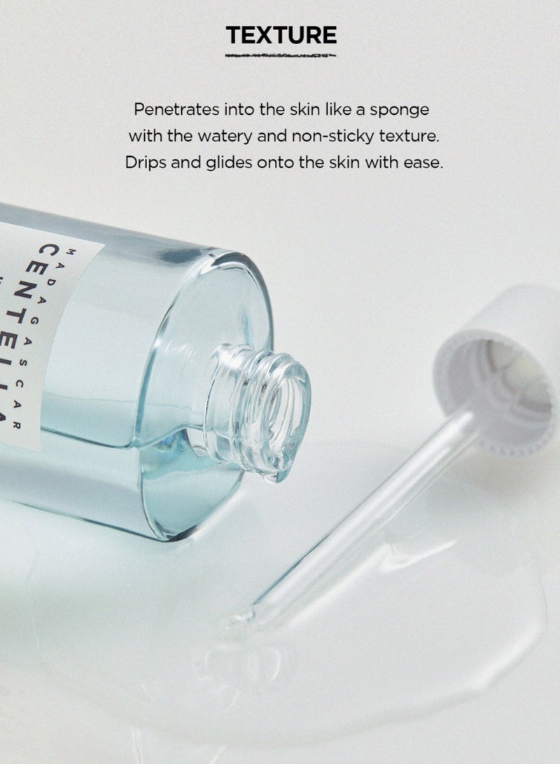 Madagascar Centella Hyalu-Cica First Ampoule – Intensive Hydrating Serum With Centella Asiatica And Hyaluronic Acid For Deep Moisturization And Skin Repair – 100Ml
