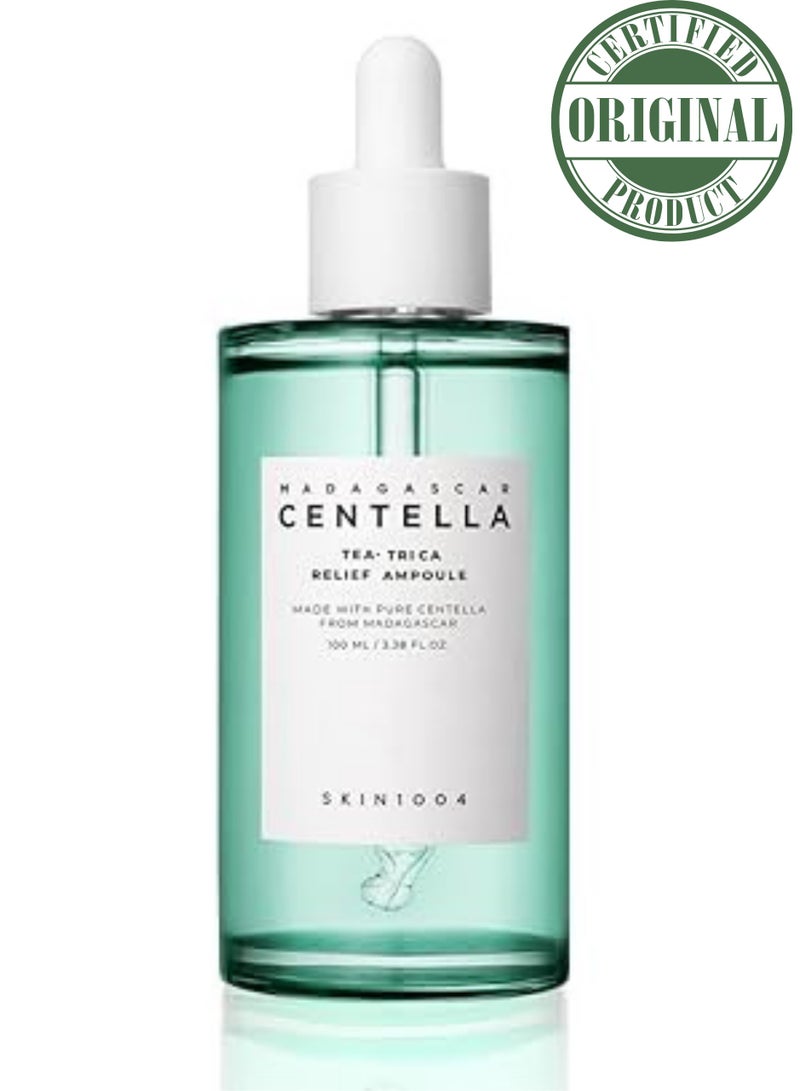 Tea-Trica Relief Ampoule – Soothing Hydration For Sensitive Skin With Centella Asiatica Extract – Calms, Hydrates, And Strengthens Skin Barrier – 100Ml