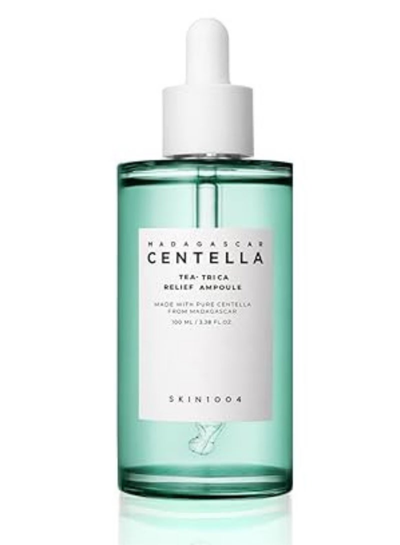 Tea-Trica Relief Ampoule – Soothing Hydration For Sensitive Skin With Centella Asiatica Extract – Calms, Hydrates, And Strengthens Skin Barrier – 100Ml