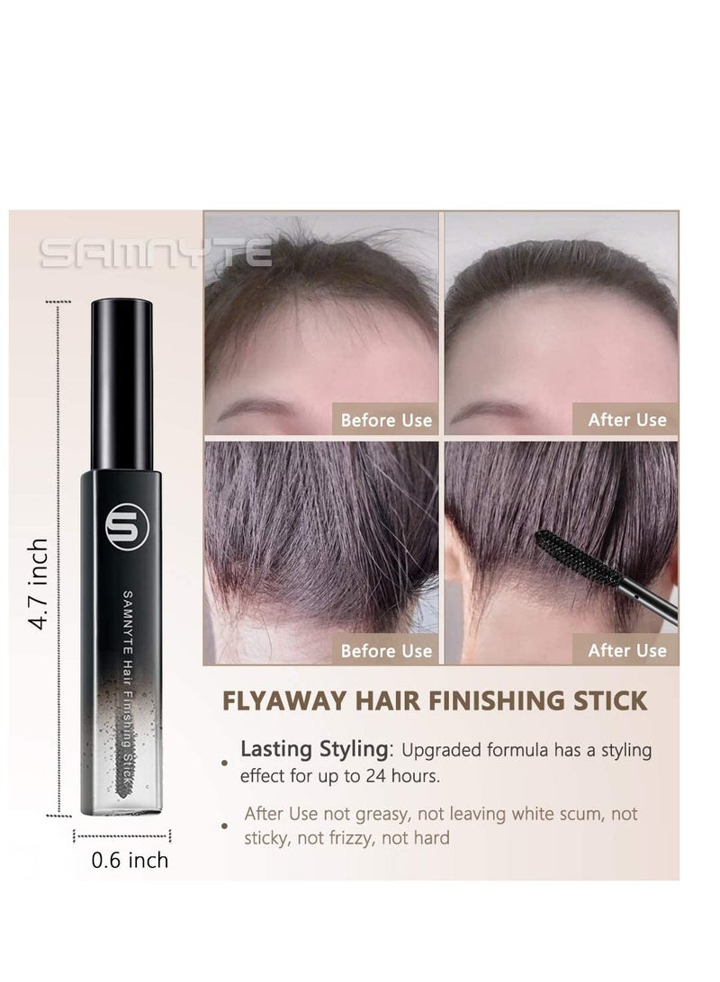 Hair Finishing Stick, 2 Pack - 0.7 Fl.Oz Hair Mascara for Taming Flyaways, Not-Greasy Hair Gel Stick