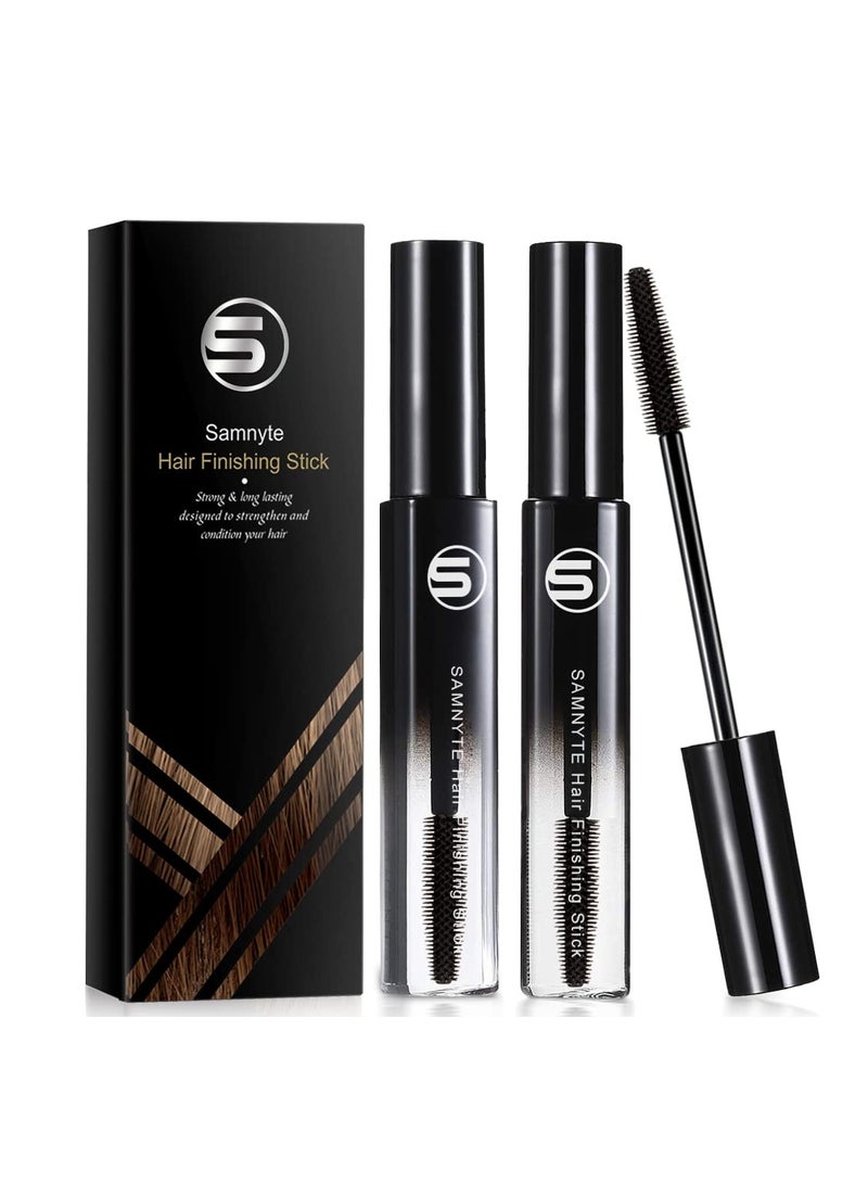 Hair Finishing Stick, 2 Pack - 0.7 Fl.Oz Hair Mascara for Taming Flyaways, Not-Greasy Hair Gel Stick