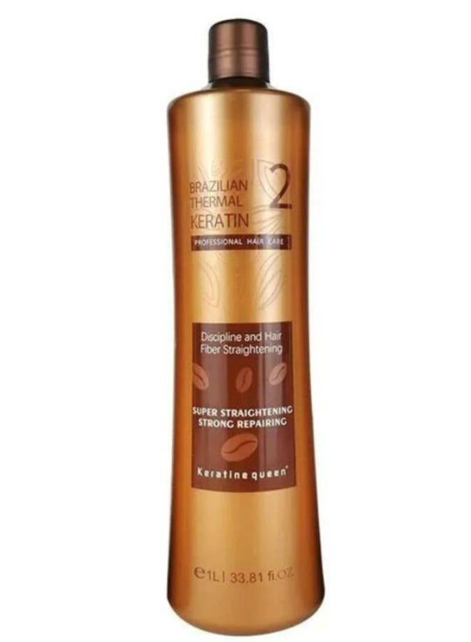 Brazilian Thermal Keratin Super Straichtening Fiber Straightening 1 Liters