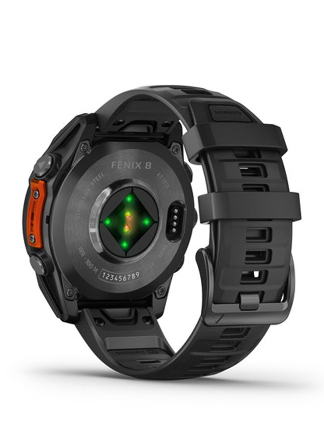 Fenix 8 - 47MM - Up To 16 Days Battery Life - 1.4