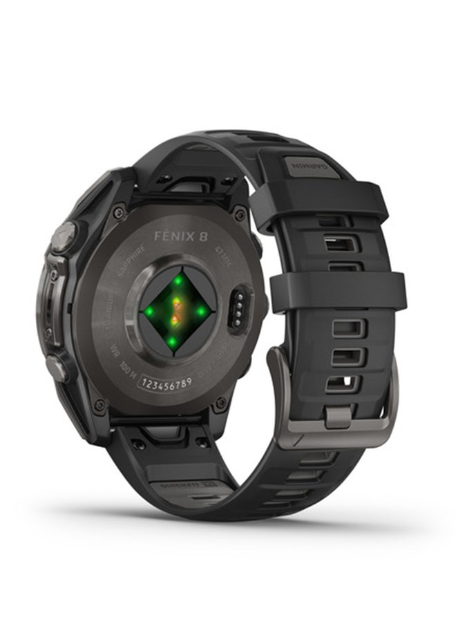 Fenix 8 - 47MM - Up To 16 Days Battery Life - 1.4