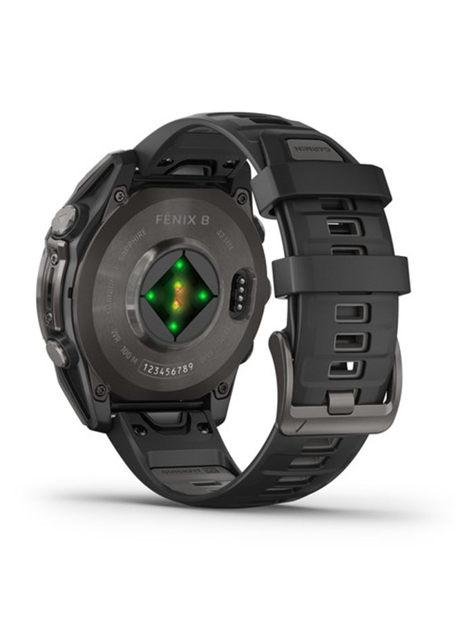 Fenix 8 - 47MM - Up To 16 Days Battery Life - 1.4