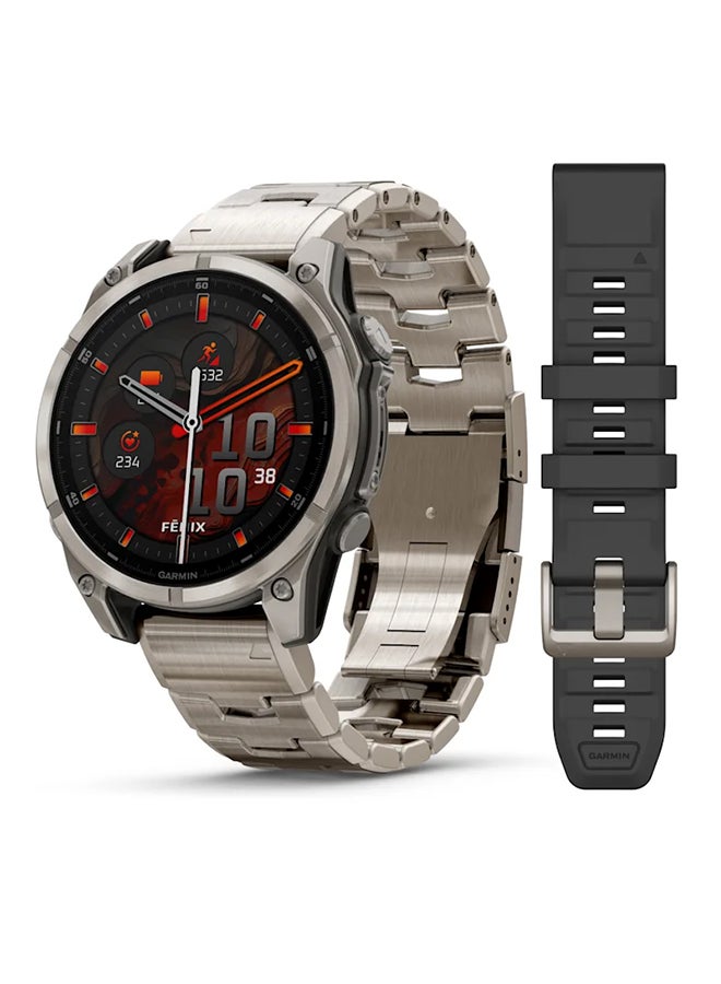 Fenix 8 - 47MM - Up To 16 Days Battery Life - 1.4